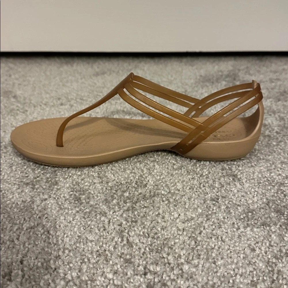 CROCS Brown Sandal Flats - Picture 6 of 10